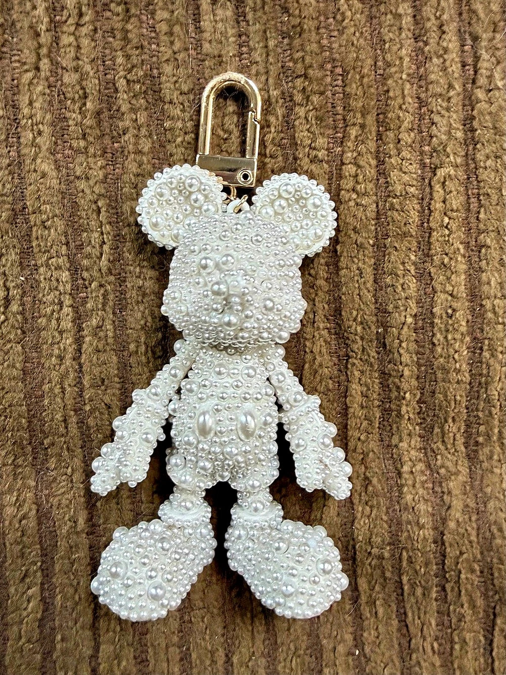 BaubleBar Disney x BaubleBar Mickey Mouse Simulated Pearl Bag Charm Mickey Mouse